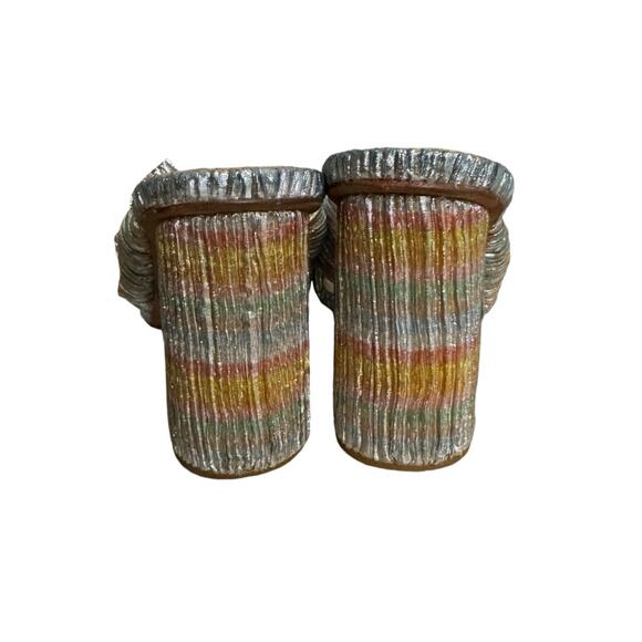 Loeffler Randall Penny Pleated Bow Heels sz 8 - Picture 9 of 12